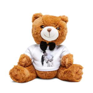 Custom teddy bear with photo by MZ Photography Portland Oregon