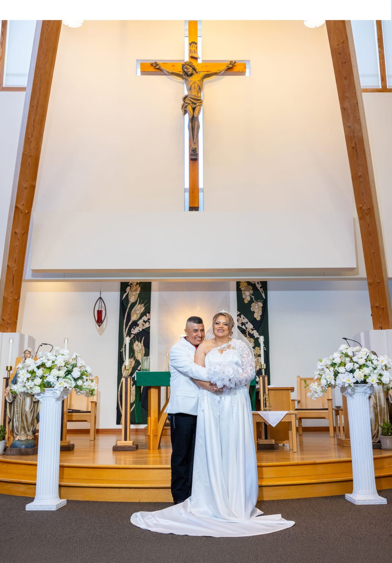 Wedding ceremony in church